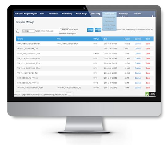  firmware manage of FACS