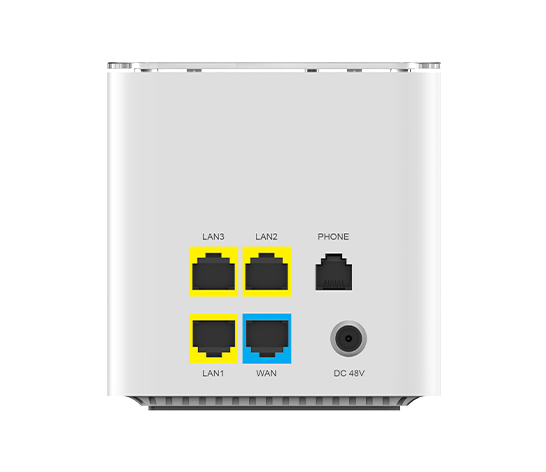  back view of Wi-Fi 6 Wireless Router SR3000